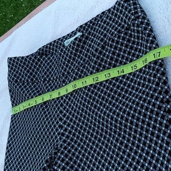 CATO WOMENS BLACK/WHITE PANTS SIZE 8 - Picture 5 of 7